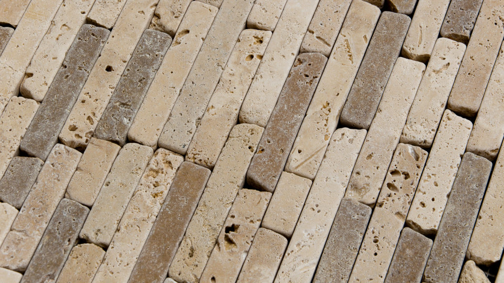 Мозаика из травертина «Muretto Tuscany Mix» Pebble