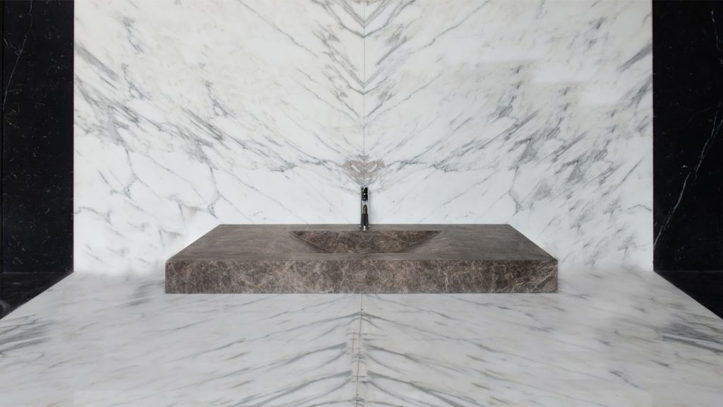 Умывальник из мрамора Emperador «Countertop EM»
