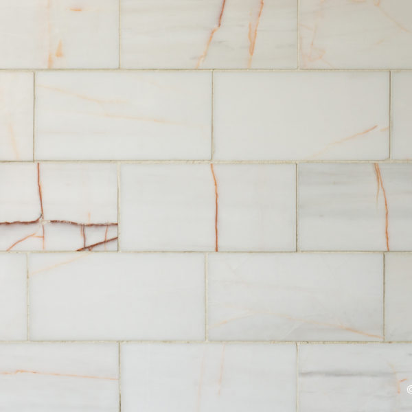 Плитка "Bianco Alba 7.5x15x1" Glossy