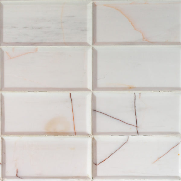 "Bianco Alba 7.5x15x1" Полированная / Алмазная плитка